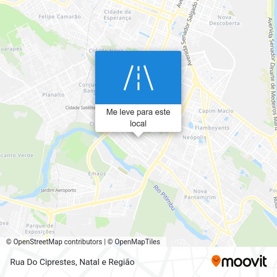 Rua Do Ciprestes mapa