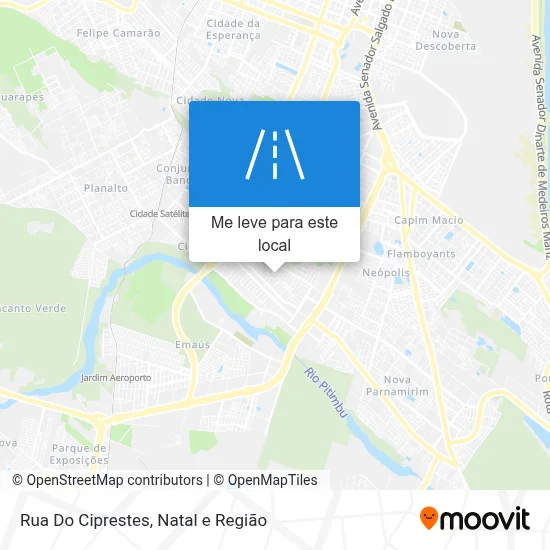 Rua Do Ciprestes mapa
