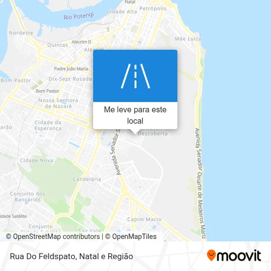 Rua Do Feldspato mapa