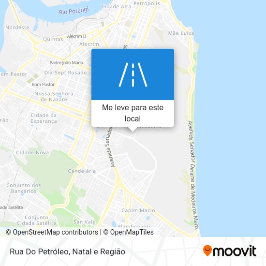Rua Do Petróleo mapa