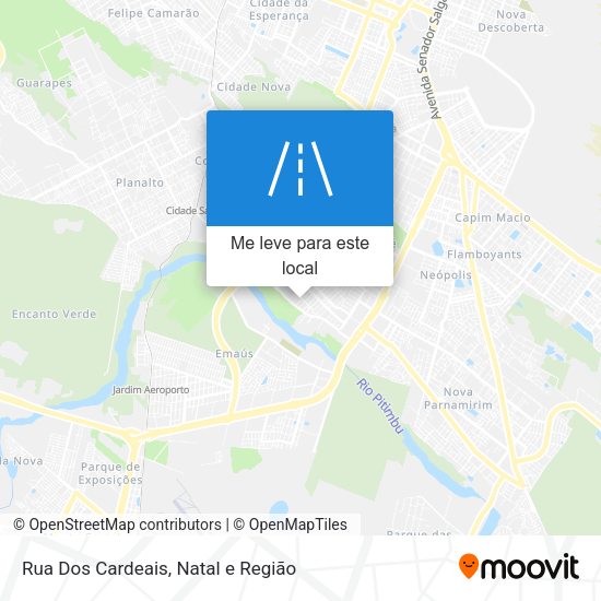 Rua Dos Cardeais mapa