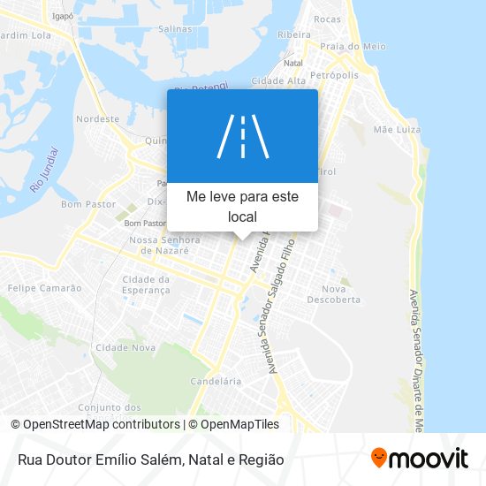 Rua Doutor Emílio Salém mapa