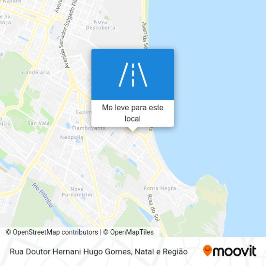 Rua Doutor Hernani Hugo Gomes mapa