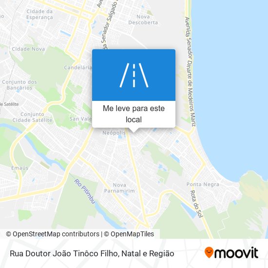 Rua Doutor João Tinôco Filho mapa