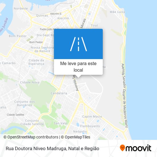 Rua Doutora Níveo Madruga mapa