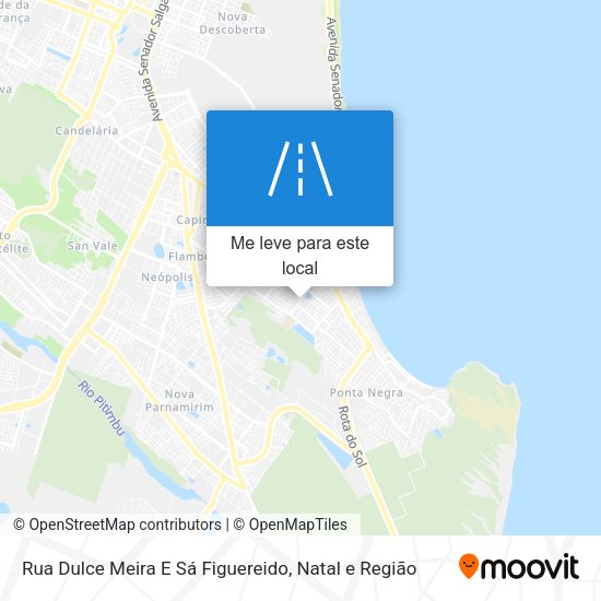 Rua Dulce Meira E Sá Figuereido mapa