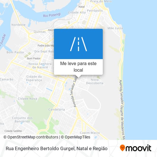 Rua Engenheiro Bertoldo Gurgel mapa