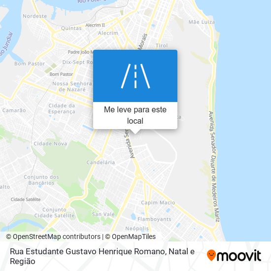 Rua Estudante Gustavo Henrique Romano mapa