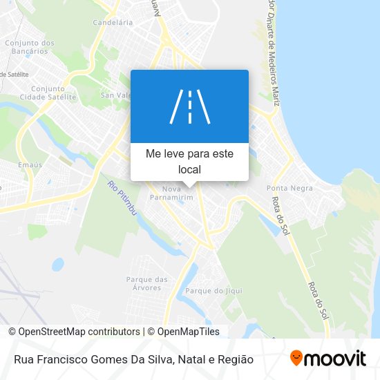 Rua Francisco Gomes Da Silva mapa