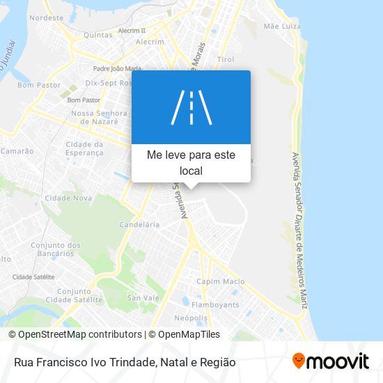 Rua Francisco Ivo Trindade mapa