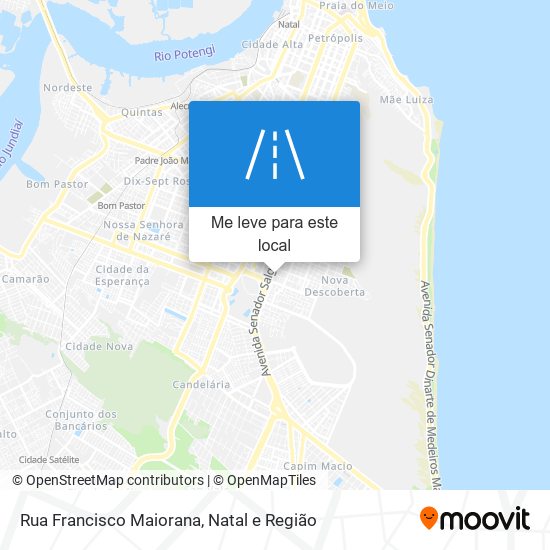 Rua Francisco Maiorana mapa