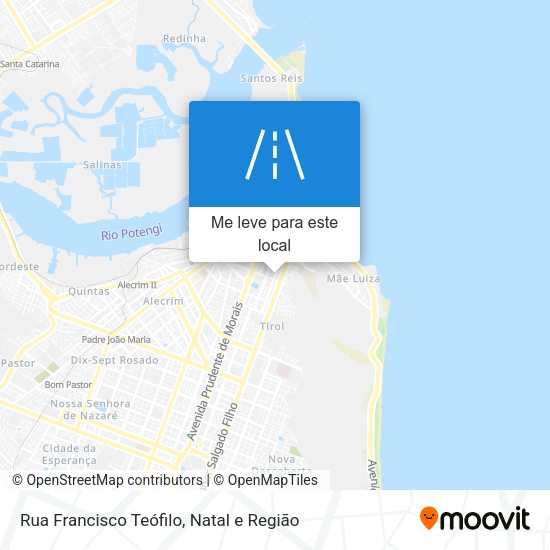 Rua Francisco Teófilo mapa