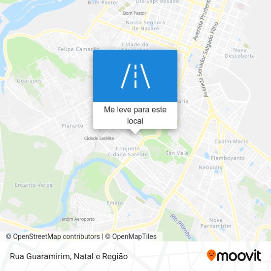 Rua Guaramirim mapa