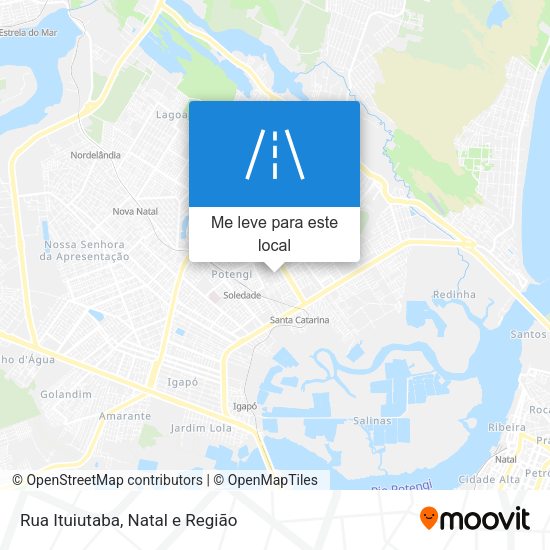 Rua Ituiutaba mapa