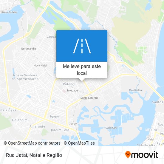 Rua Jataí mapa