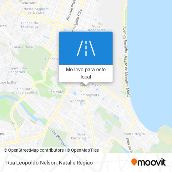 Rua Leopoldo Nelson mapa