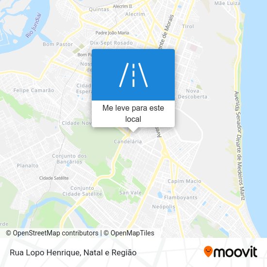 Rua Lopo Henrique mapa