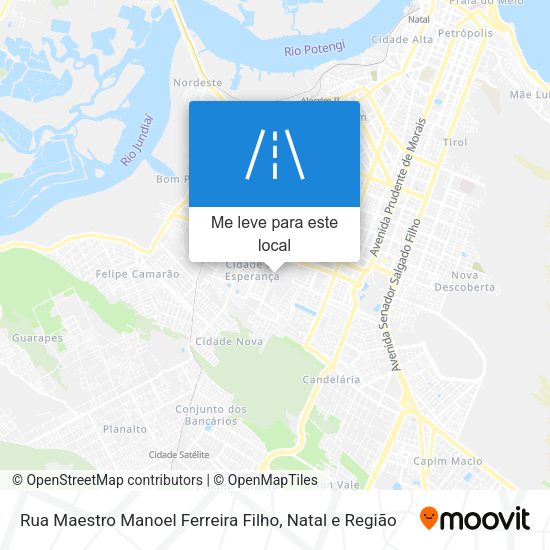 Rua Maestro Manoel Ferreira Filho mapa