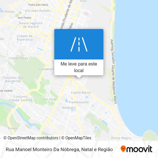 Rua Manoel Monteiro Da Nóbrega mapa