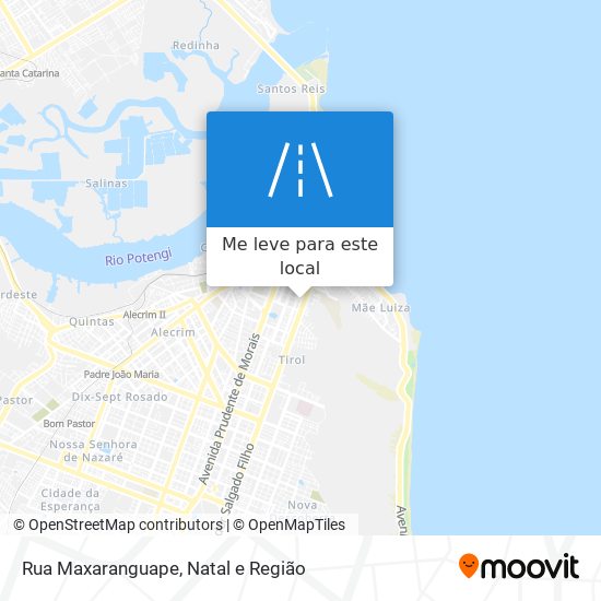 Rua Maxaranguape mapa