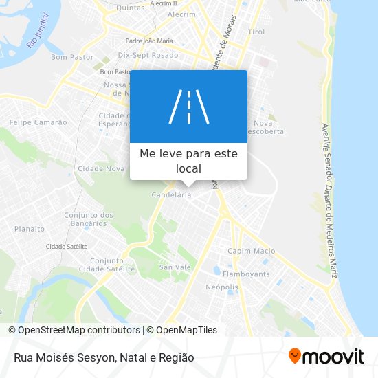 Rua Moisés Sesyon mapa