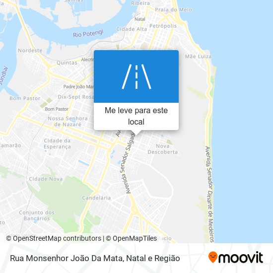 Rua Monsenhor João Da Mata mapa
