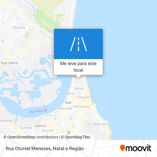 Rua Otoniel Menezes mapa