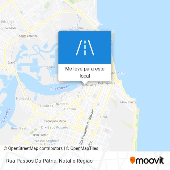 Rua Passos Da Pátria mapa