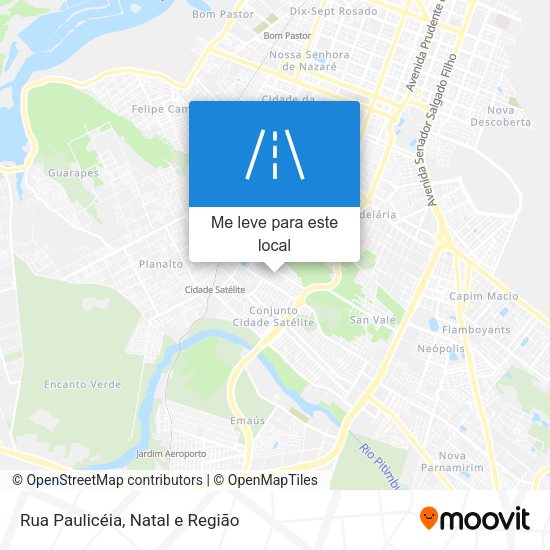 Rua Paulicéia mapa