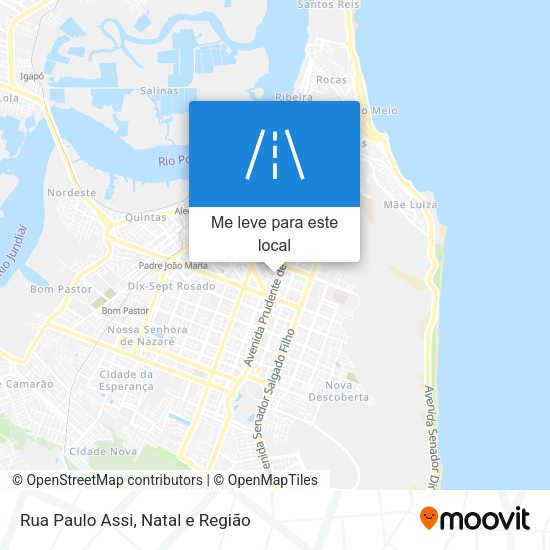 Rua Paulo Assi mapa