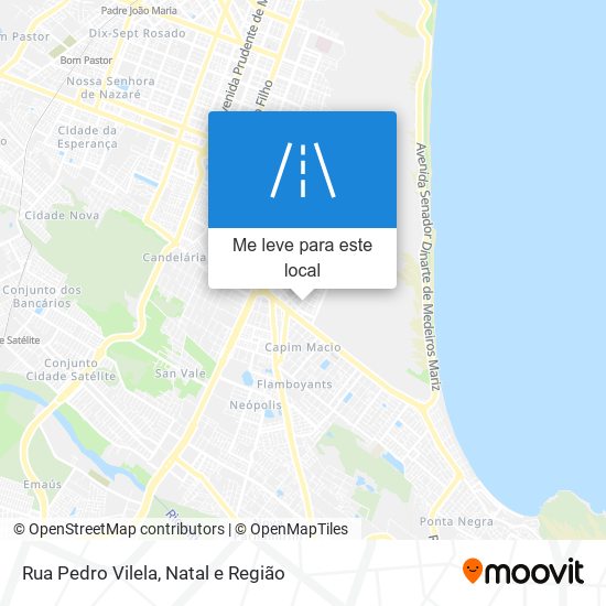 Rua Pedro Vilela mapa