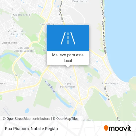 Rua Pirapora mapa