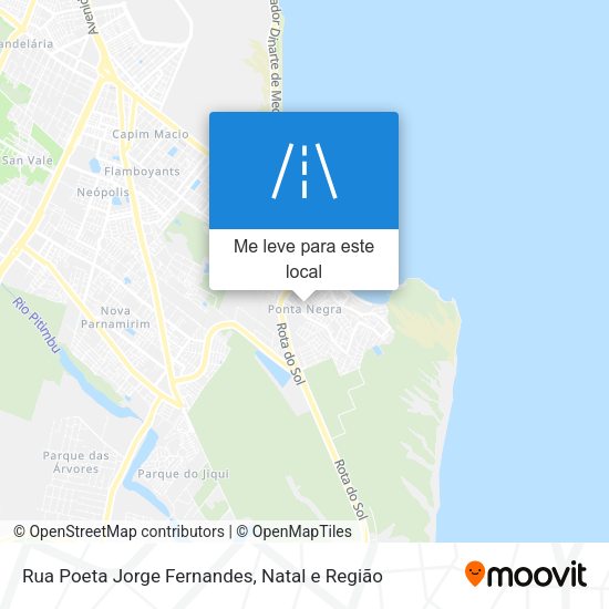 Rua Poeta Jorge Fernandes mapa