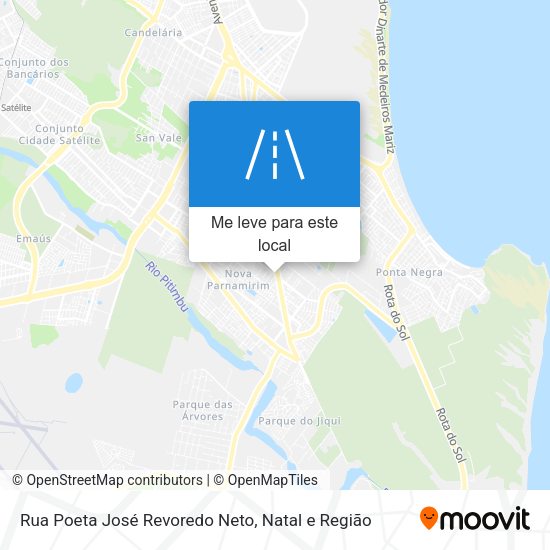 Rua Poeta José Revoredo Neto mapa