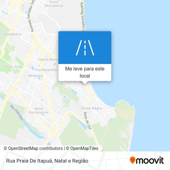 Rua Praia De Itapuã mapa