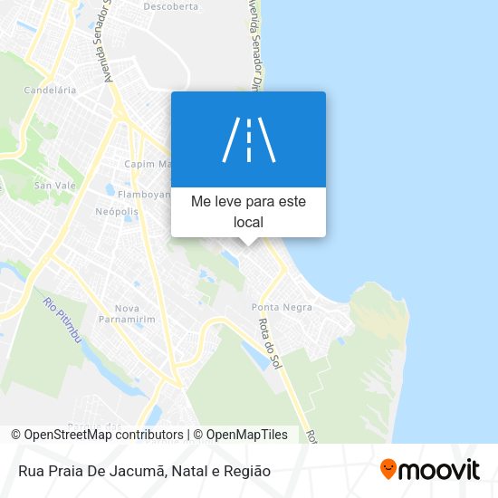 Rua Praia De Jacumã mapa