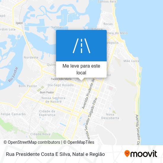 Rua Presidente Costa E Silva mapa