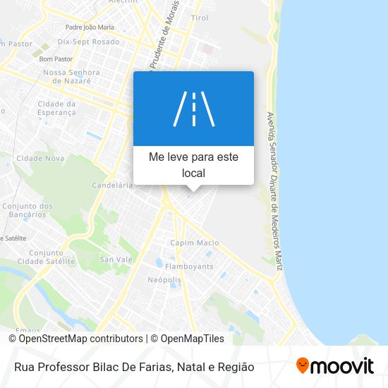 Rua Professor Bilac De Farias mapa