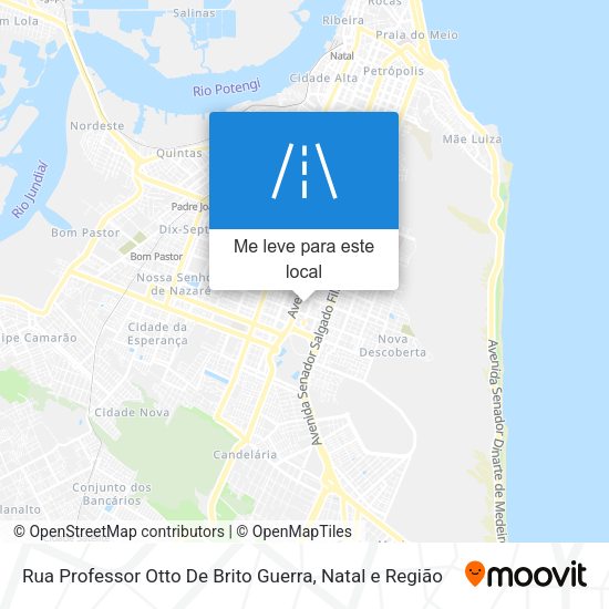 Rua Professor Otto De Brito Guerra mapa