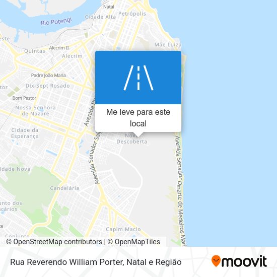 Rua Reverendo William Porter mapa