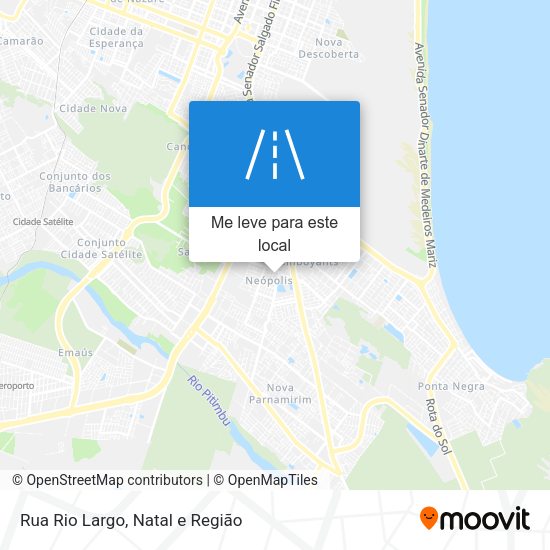 Rua Rio Largo mapa