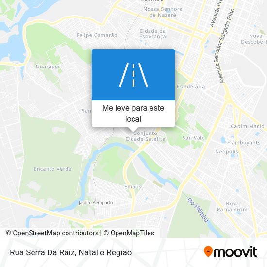 Rua Serra Da Raiz mapa