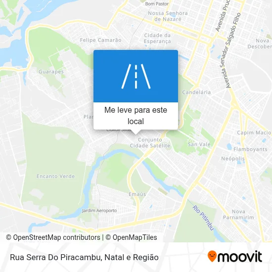 Rua Serra Do Piracambu mapa