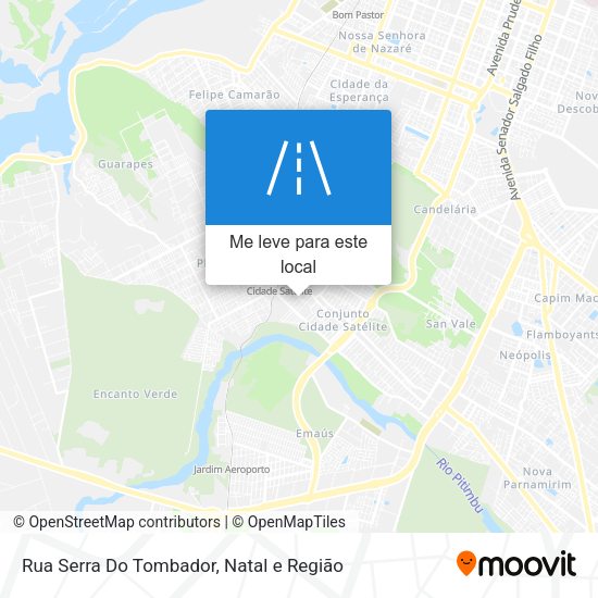 Rua Serra Do Tombador mapa