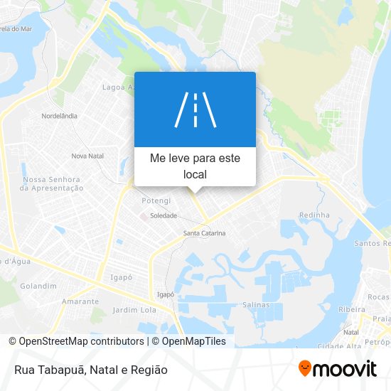 Rua Tabapuã mapa