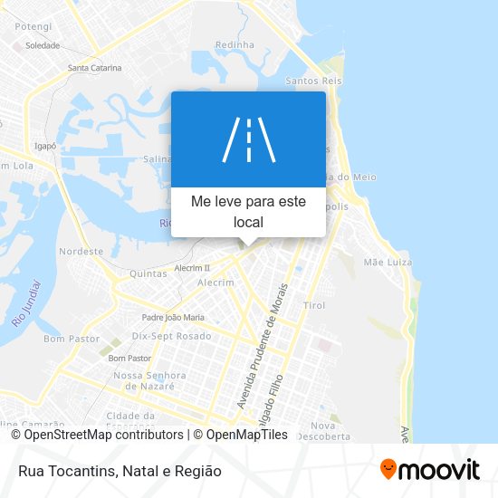 Rua Tocantins mapa