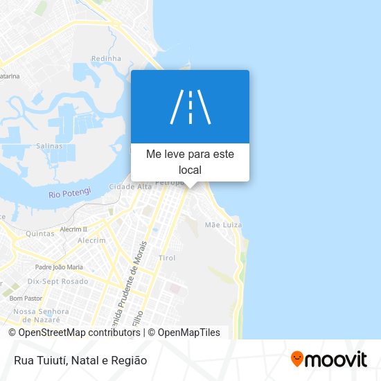 Rua Tuiutí mapa