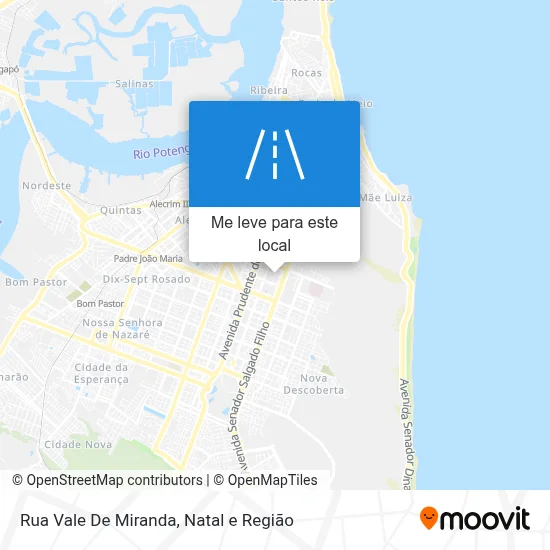 Rua Vale De Miranda mapa