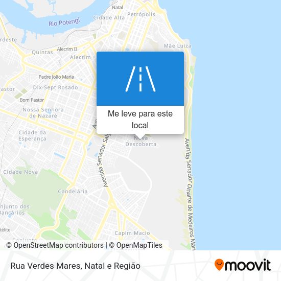 Rua Verdes Mares mapa
