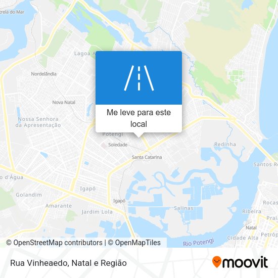 Rua Vinheaedo mapa